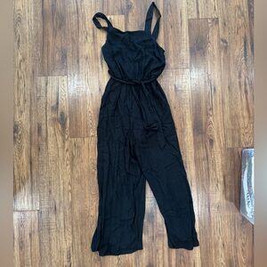 Xhilaration Black Sleeveless Jumpsuit